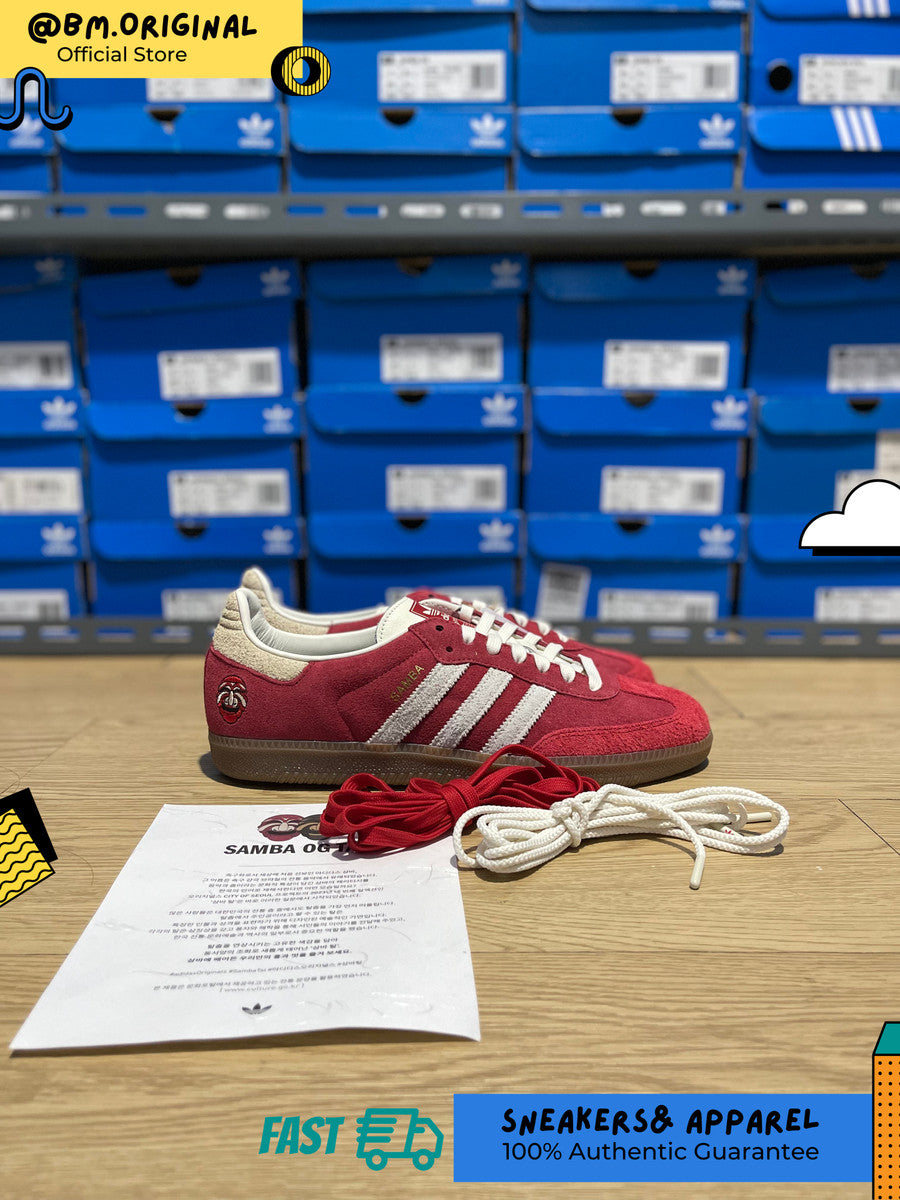 Adidas Samba OG Tal Better Scarlet Off White Sand Strata IG8905 – BM STORE  ORIGINAL FOOTWEAR