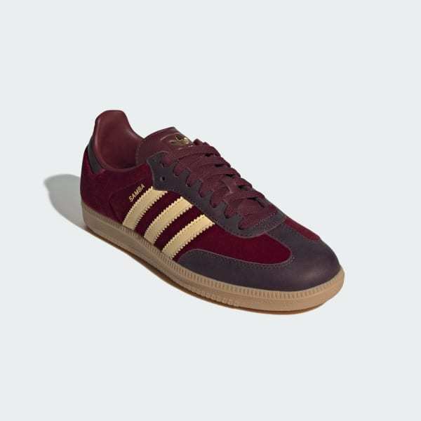 Adidas Samba OG W Shadow Red Maroon Gum JS1394