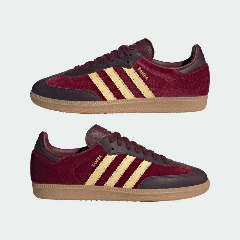 Adidas Samba OG W Shadow Red Maroon Gum JS1394
