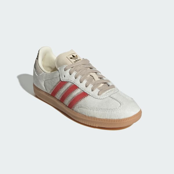 Adidas Samba OG Wonder Beige Cream White Better Scarlet JS3935