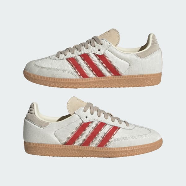 Adidas Samba OG Wonder Beige Cream White Better Scarlet JS3935