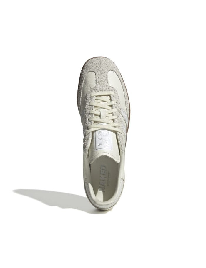 Adidas Samba OG X Naked CPH Off White Crystal White Silver Metallic JI3993