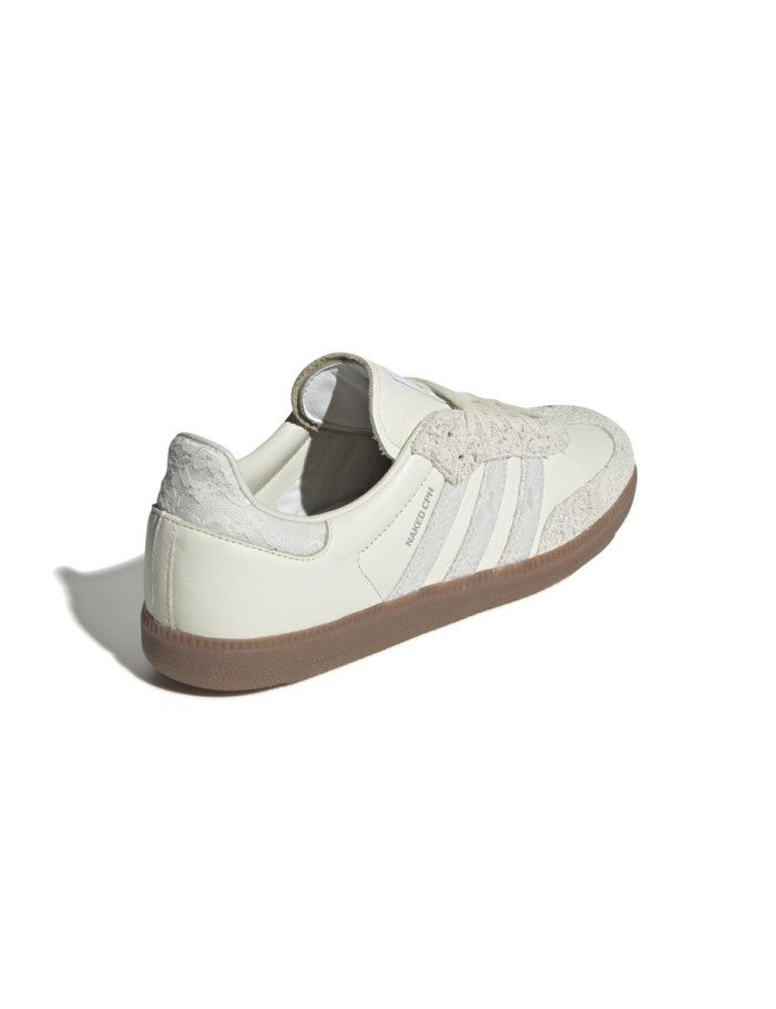 Adidas Samba OG X Naked CPH Off White Crystal White Silver Metallic JI3993