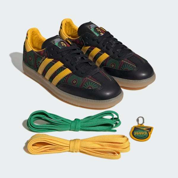 Adidas Samba OG x Bob Marley Green Yellow Black KI8571