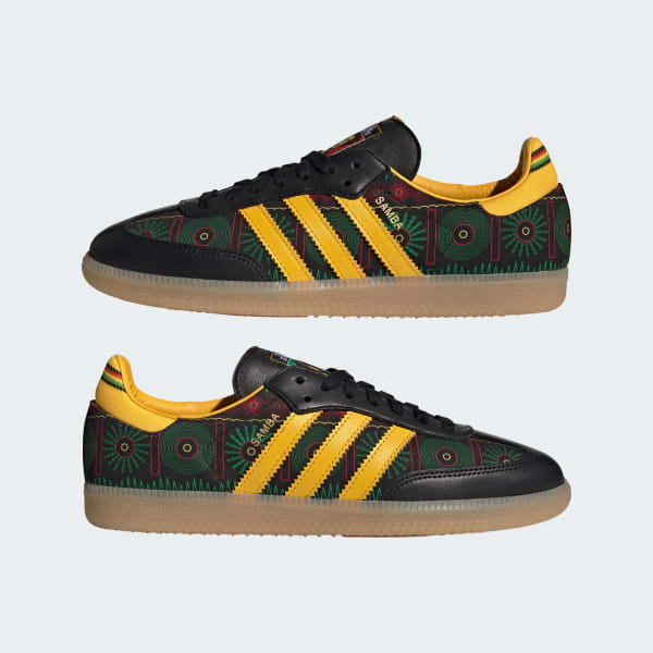 Adidas Samba OG x Bob Marley Green Yellow Black KI8571