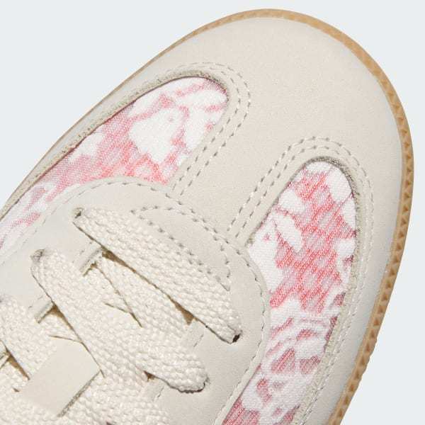 Adidas Samba OG x Liberty London Cloud White Cream White Better Scarlet JR8841