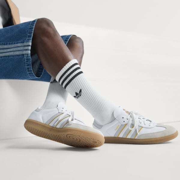 Adidas Samba Real Madrid Cloud White Light Solid Grey Gum JQ4038