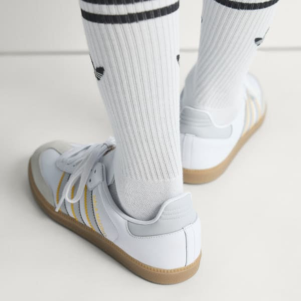Adidas Samba Real Madrid Cloud White Light Solid Grey Gum JQ4038