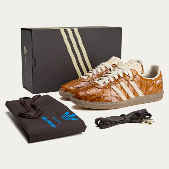 Adidas Samba x Wales Bonner Croc WB Supplier Colour Wonder White Night Brown JH9826