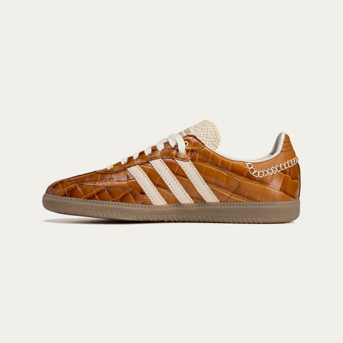 Adidas Samba x Wales Bonner Croc WB Supplier Colour Wonder White Night Brown JH9826