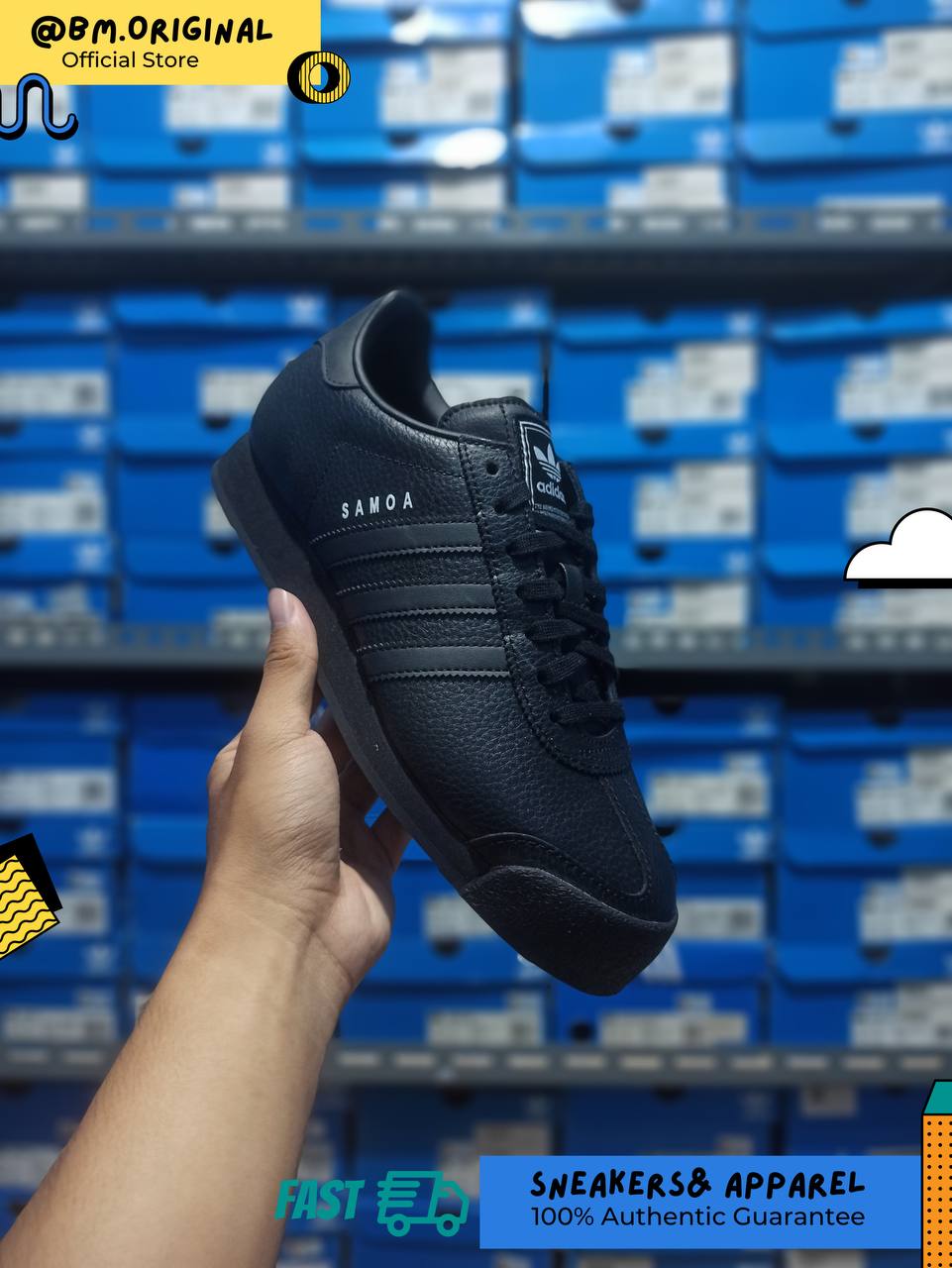 Adidas Samoa Core Black Cloud White IG1817