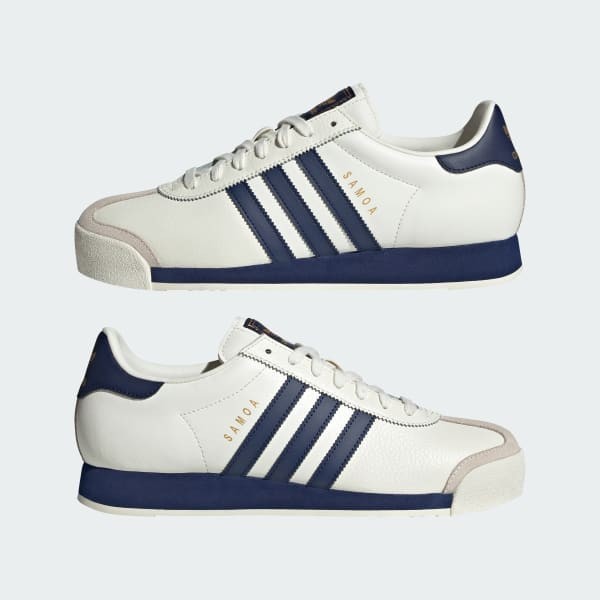 Adidas Samoa Off White Dark Blue Gold Metallic JQ0047