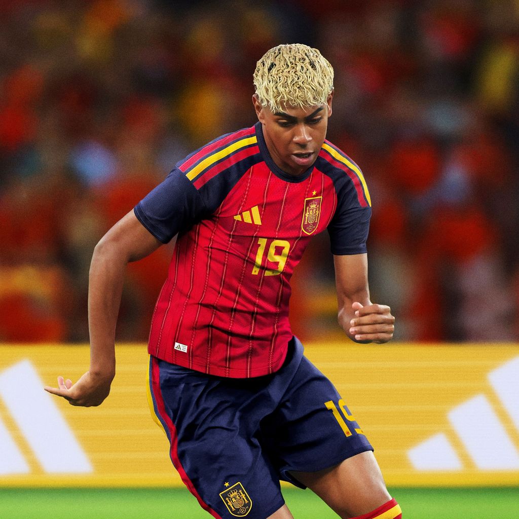 Adidas Spain 26 Home Authentic Jersey Vivid Red JN4366