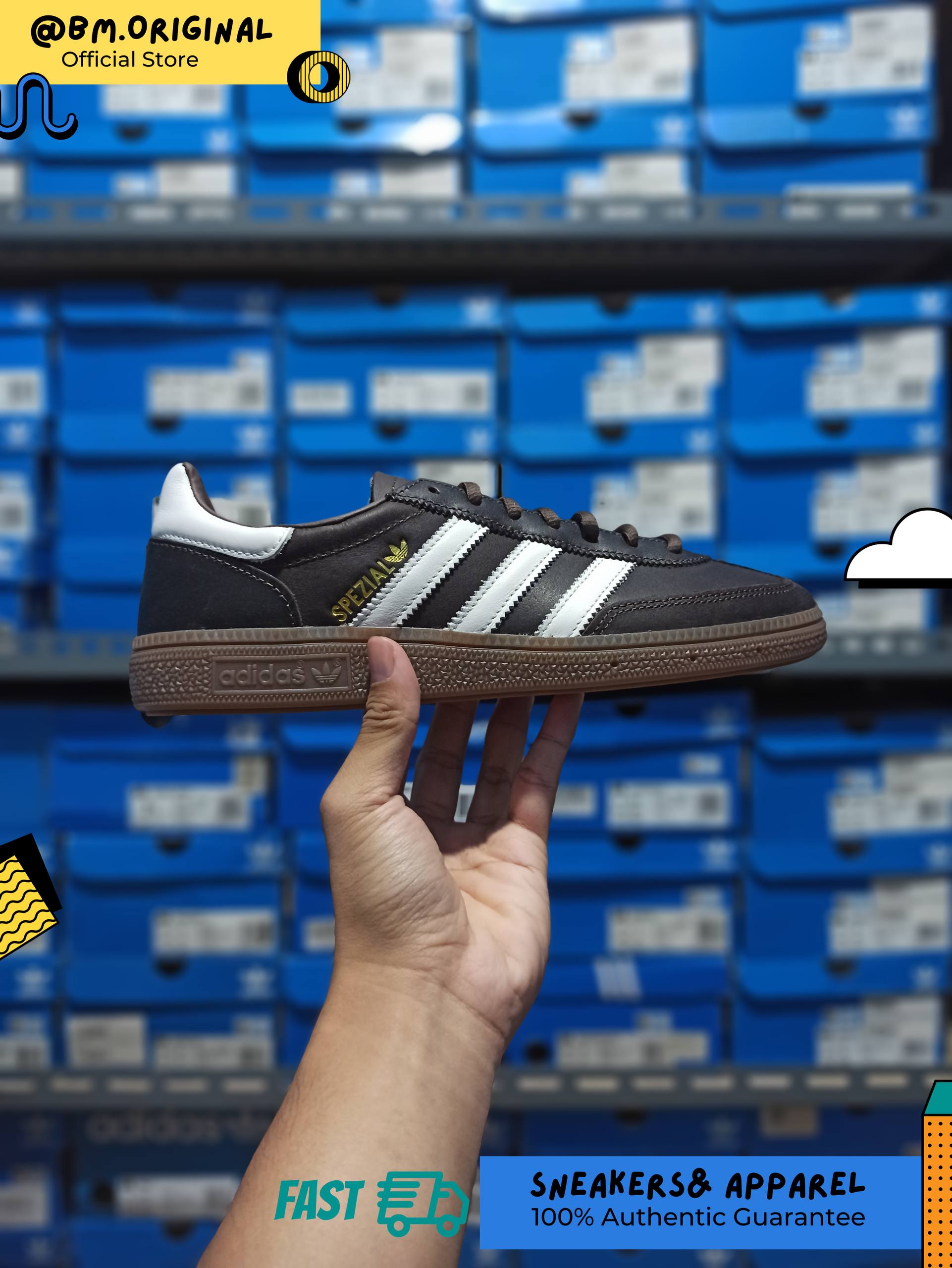 Adidas Spezial Handball Brown Core White Earth Strata KI8581