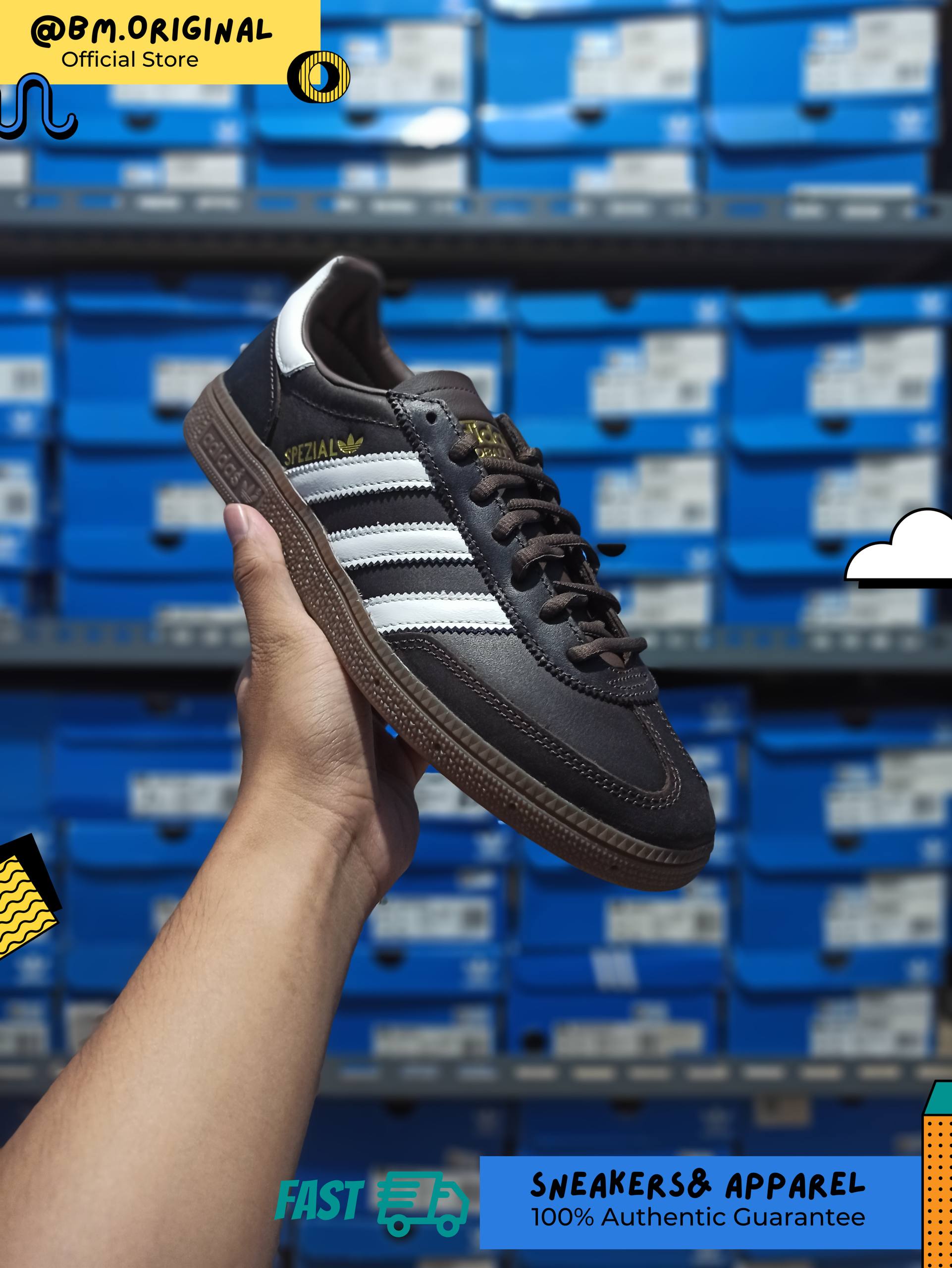 Adidas Spezial Handball Brown Core White Earth Strata KI8581