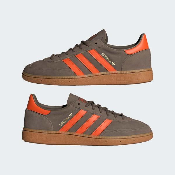 Adidas Spezial Handball Cargo Brown Orange Gold Metallic JR3846