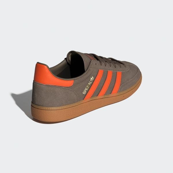 Adidas Spezial Handball Cargo Brown Orange Gold Metallic JR3846