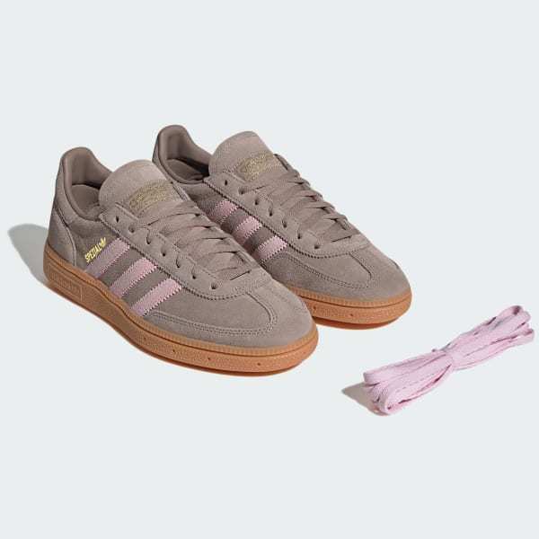 Adidas Spezial Handball Chalky Brown Clear Pink Gold Metallic JR3082