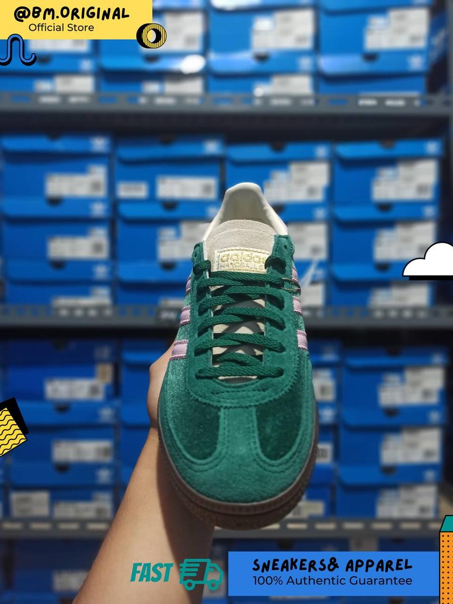 Adidas Spezial Handball Collegiate Green Clear Pink Cream White