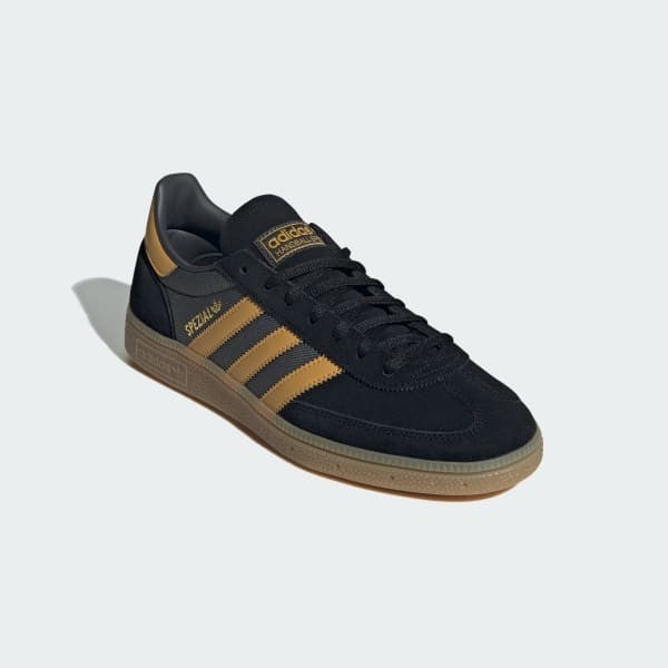 Adidas Spezial Handball Core Black Preloved Yellow Grey Six IF9528