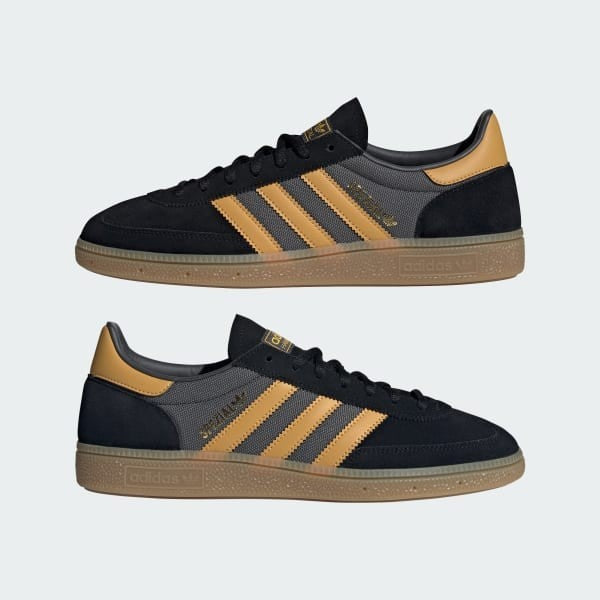 Adidas Spezial Handball Core Black Preloved Yellow Grey Six IF9528