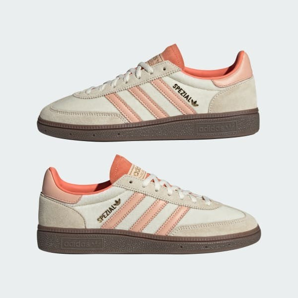 Adidas Spezial Handball Cream White Powder Coral Semi Coral JI2649