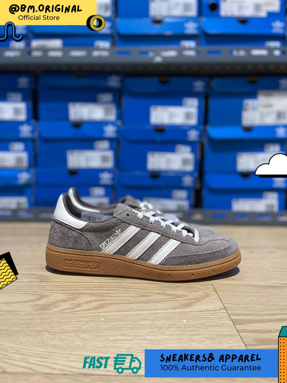 Adidas Spezial Handball Earth Strata Off White Gum IF6490