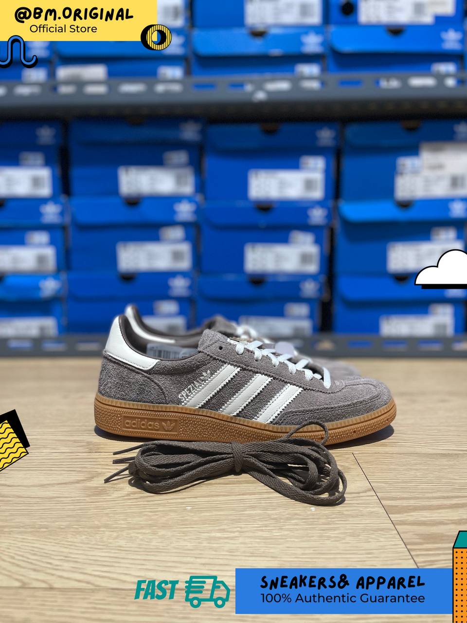 Adidas Spezial Handball Earth Strata Off White Gum IF6490
