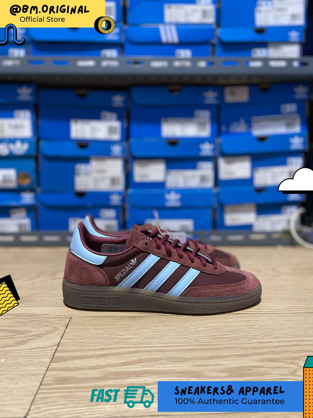 Adidas Spezial Handball Fox Brown Clear Sky Gum IH6596