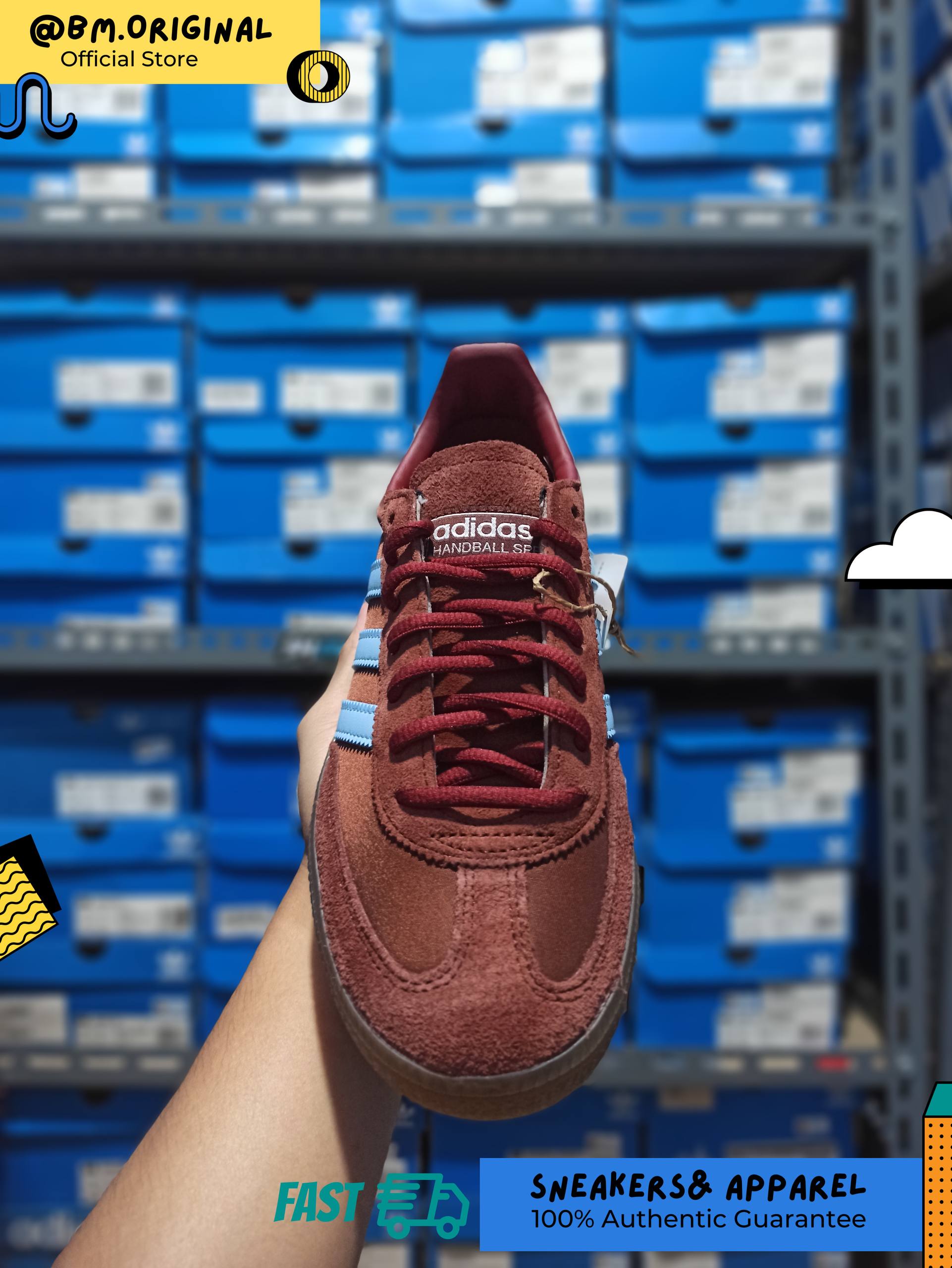 Adidas Spezial Handball Fox Brown Clear Sky Gum IH6596