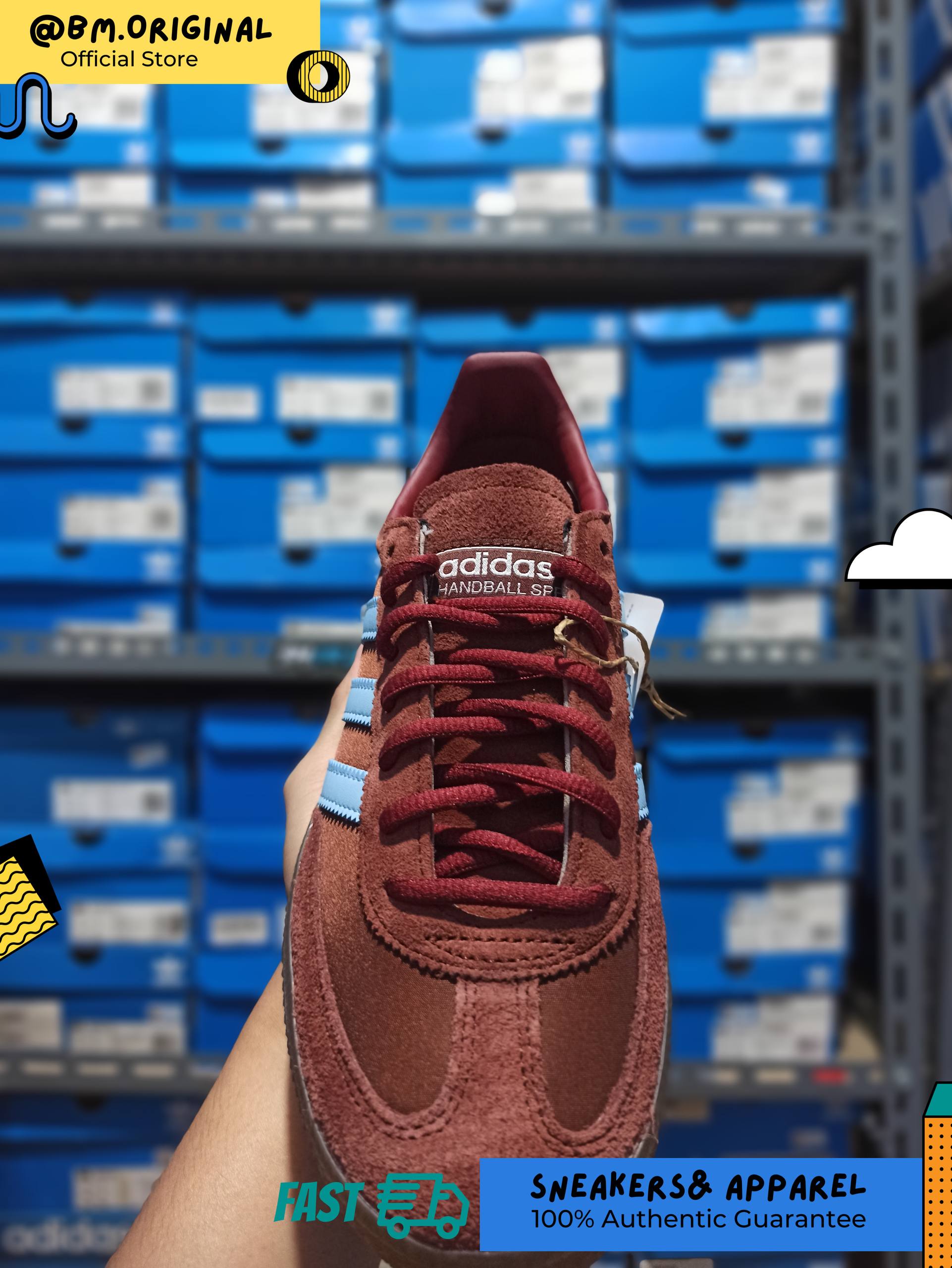 Adidas Spezial Handball Fox Brown Clear Sky Gum IH6596