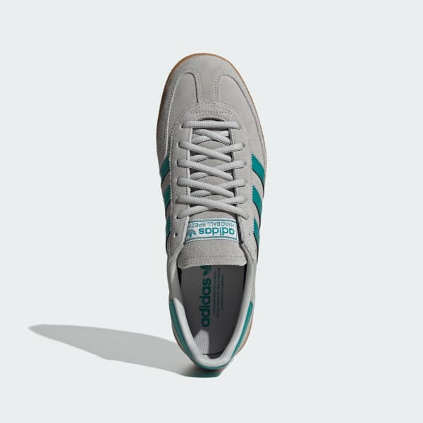 Adidas Spezial Handball Grey Two Pure Teal Gold Metallic JR3844