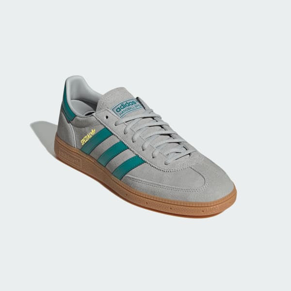 Adidas Spezial Handball Grey Two Pure Teal Gold Metallic JR3844