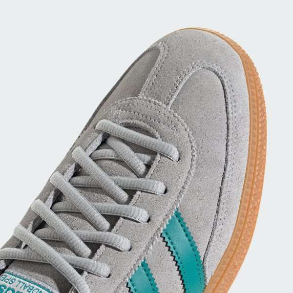 Adidas Spezial Handball Grey Two Pure Teal Gold Metallic JR3844