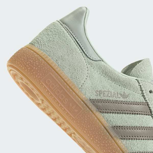 Adidas Spezial Handball Linen Green Silver Pebble Wonder Silver JR3628