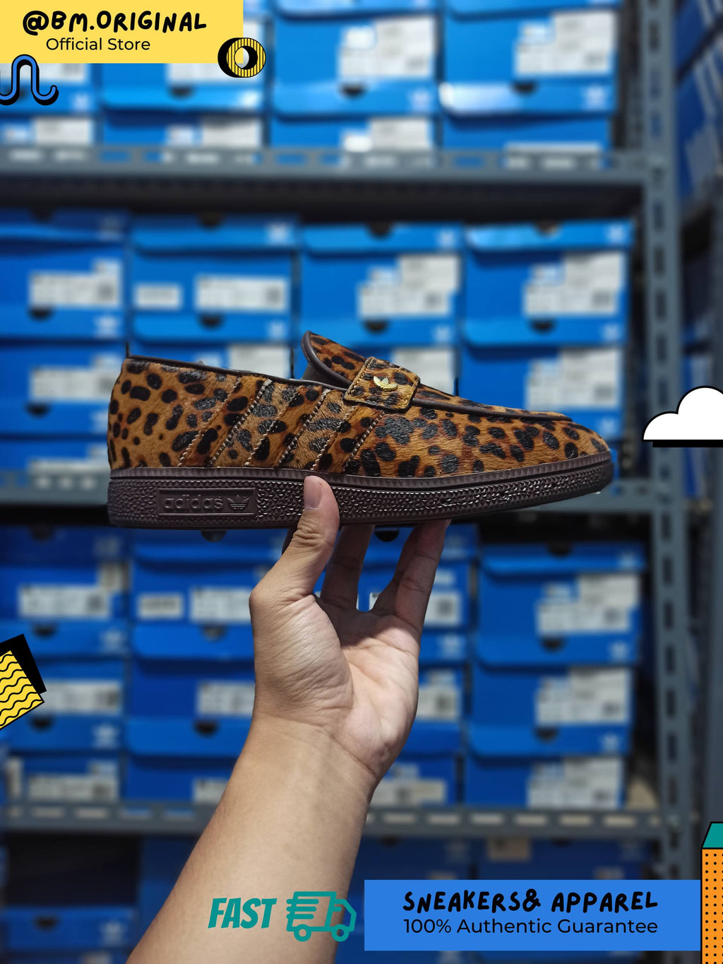 Adidas Spezial Handball Magic Beige Core Black Dark Brown Leopard KJ2526 10