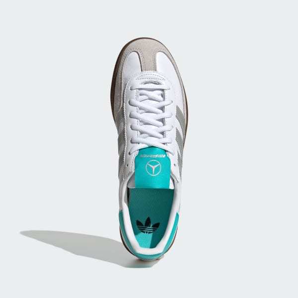 Adidas Spezial Handball Mercedes Cloud White Silver Metallic Gum KJ1178