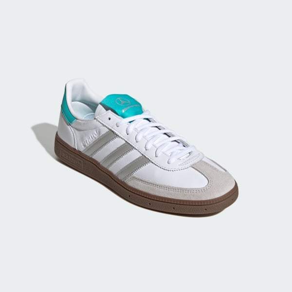 Adidas Spezial Handball Mercedes Cloud White Silver Metallic Gum KJ1178