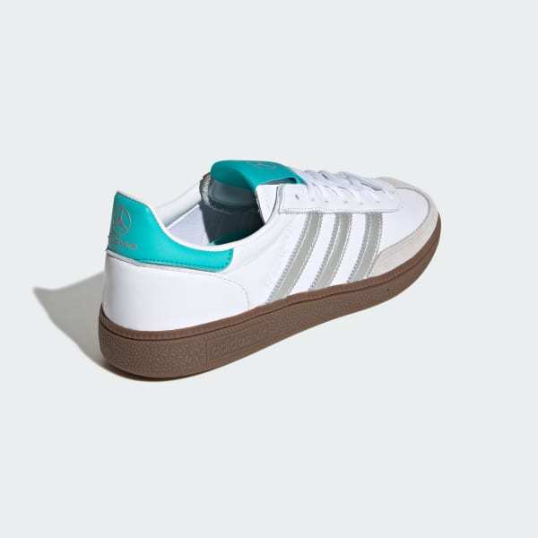 Adidas Spezial Handball Mercedes Cloud White Silver Metallic Gum KJ1178