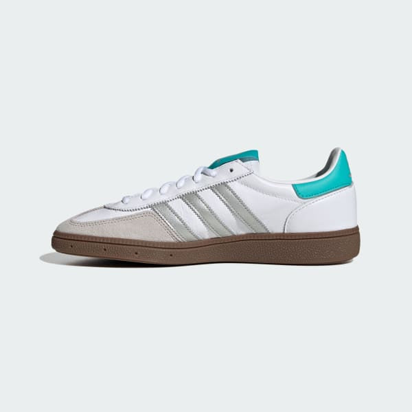 Adidas Spezial Handball Mercedes Cloud White Silver Metallic Gum KJ1178