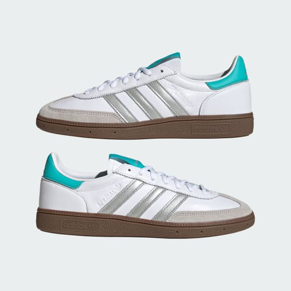 Adidas Spezial Handball Mercedes Cloud White Silver Metallic Gum KJ1178