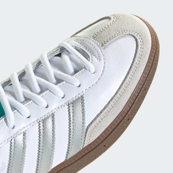 Adidas Spezial Handball Mercedes Cloud White Silver Metallic Gum KJ1178