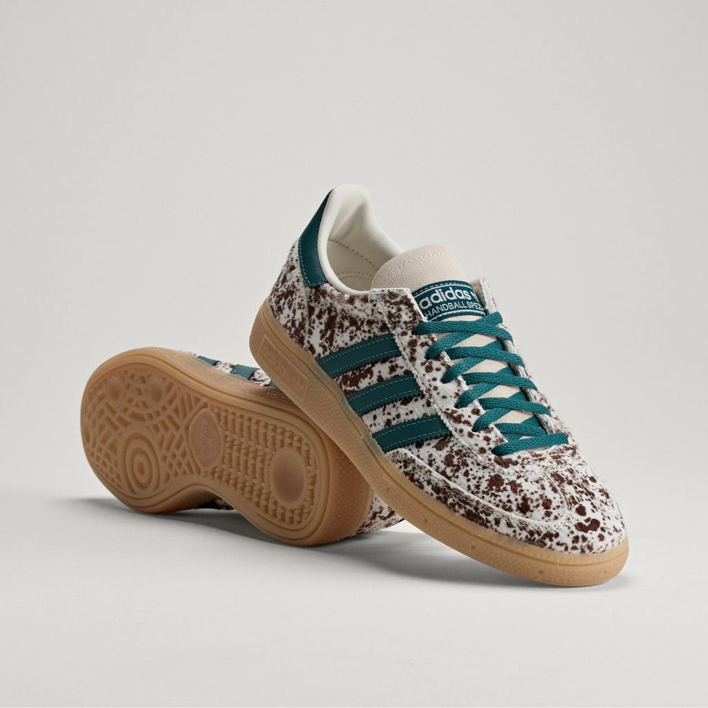 Adidas Spezial Handball Pony Print Off White Rich Green Dark Brown KI2181