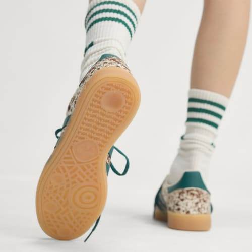 Adidas Spezial Handball Pony Print Off White Rich Green Dark Brown KI2181