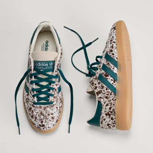 Adidas Spezial Handball Pony Print Off White Rich Green Dark Brown KI2181