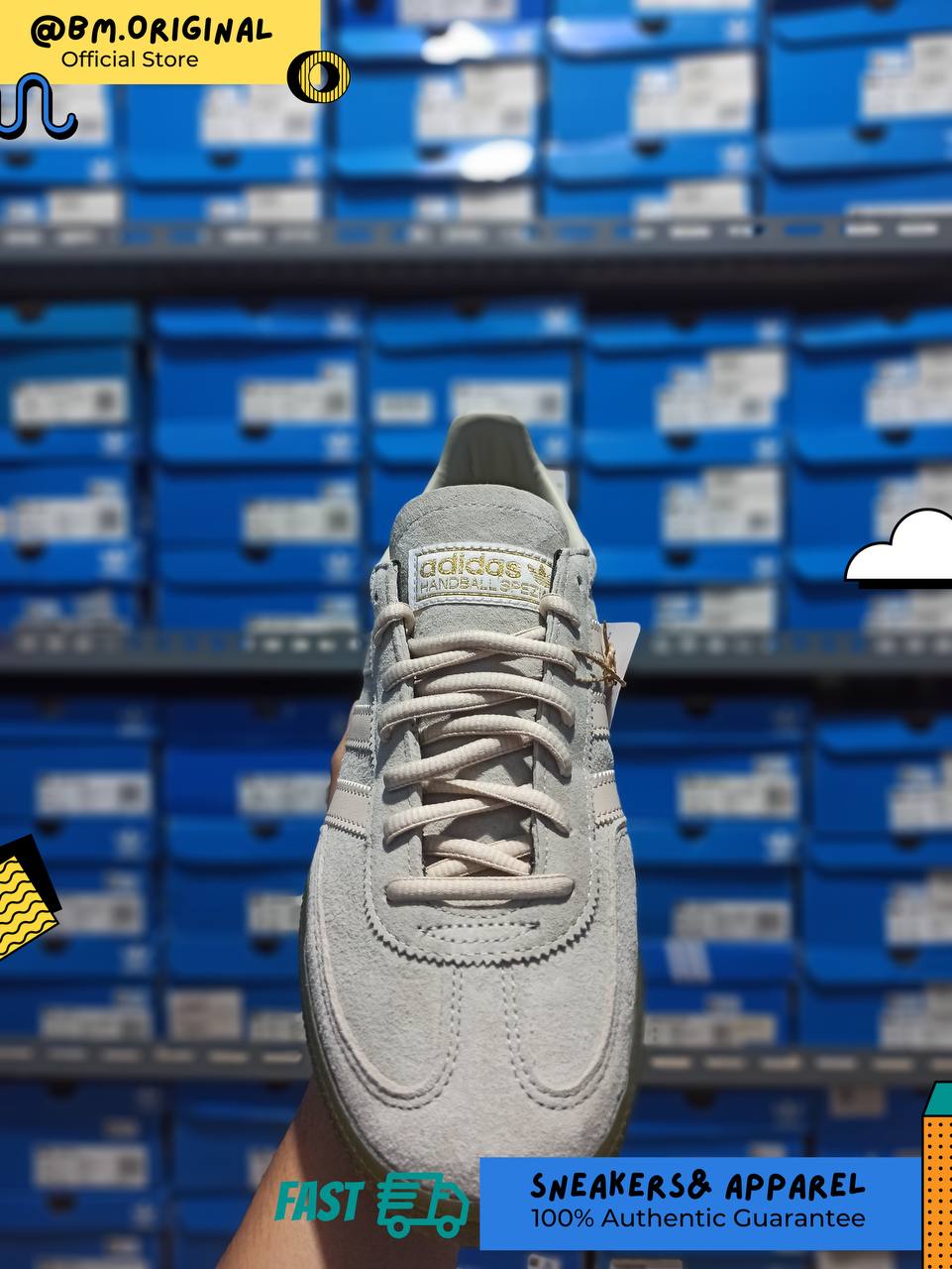Adidas Spezial Handball Putty Grey Halo Ivory Olive Starata JP7672