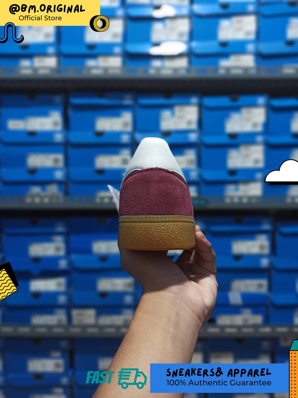 Adidas Spezial Handball Shadow Red Cloud White Chalk White JH5439