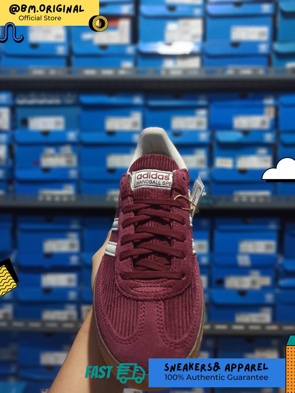 Adidas Spezial Handball Shadow Red Off White Gum IG1978