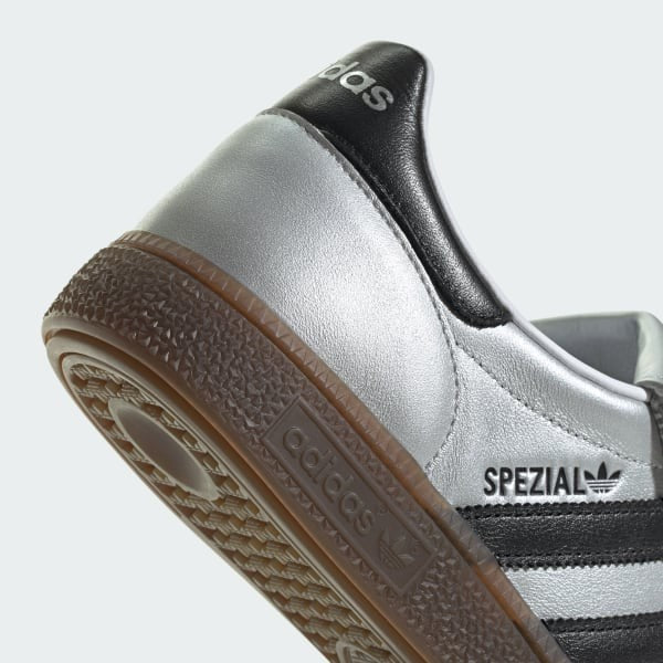 Adidas Spezial Handball Silver Metallic Core Black Gum JS0599
