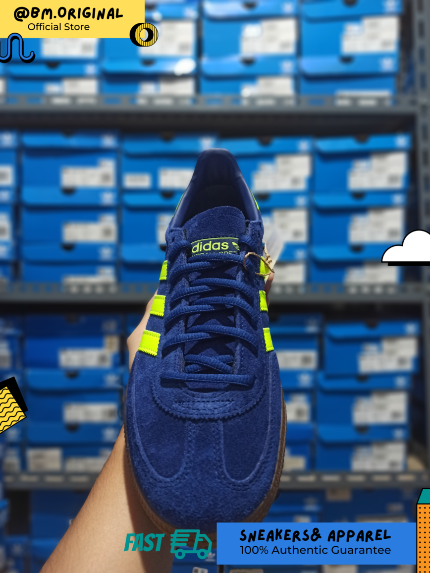 Adidas Spezial Handball Victory Blue Solar Yellow Gold Metallic JR3845